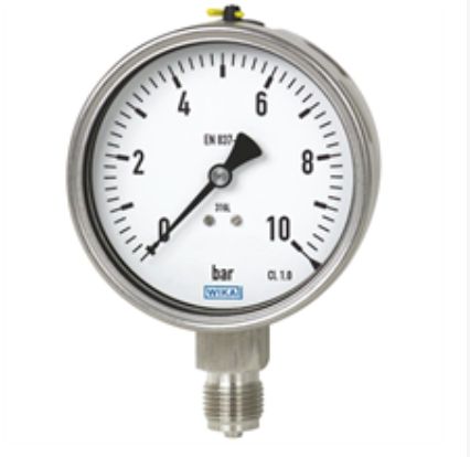 Bourdon tube pressure gauge, Models 232.50, 233.50