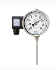 Gas-actuated thermometer